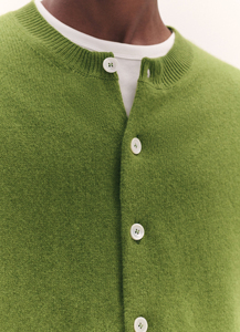 <span class=keywords><strong>Cardigan</strong></span> Casual da Uomo in Misto Lana con Logo Ricamato Personalizzato OEM & ODM, Manica Lunga, Lavorazione a Maglia - Product Image 5