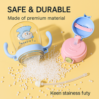 Bouteille d'eau pour enfants avec paille et sangle, motif dessin animé, sans BPA, gobelet en plastique pour l'école, logo personnalisé, vente en gros, OEM