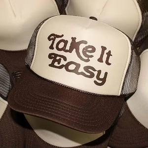 Gorra de camionero personalizada OEM gorras deportivas gorras de camionero de espuma logotipo personalizado bordado en 3D gorra de malla de 5 paneles impresión fabricantes gorra de camionero - Product Image 6