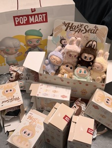 Collection de figurines mystères en peluche Pop Mart Original 100% authentiques Monsters for Labubu Macarons Vinyl Blind Boxes – Jouets amusants - Product Image 5