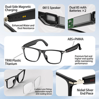 Lunettes Intelligentes de Traduction IA, Audio Sans Fil, Verres Photochromiques à Détection de Lumière, Contrôle Tactile pour Professionnels M01pro