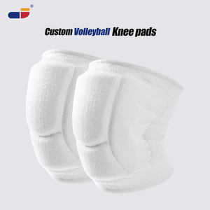 Genouillères <span class=keywords><strong>de</strong></span> volley-ball personnalisées avec logo, respirantes, hautement élastiques, en mousse souple, épaisses, avec <span class=keywords><strong>éponge</strong></span>, pour la protection sportive - Product Image 1