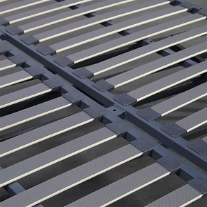 Bán buôn tùy chỉnh đồ nội thất phòng ngủ độc đáo tăng cường kim loại Slatted giường phần cứng kim loại sắt gỗ thanh giường phần GIƯỜNG KHUNG - Product Image 3