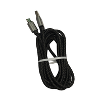 2M Nylon Tressé Micro-USB 3A Charge Rapide Alliage d'Aluminium Câble 5V Magnétique Multiple Téléphone Mobile Données Câbles USB
