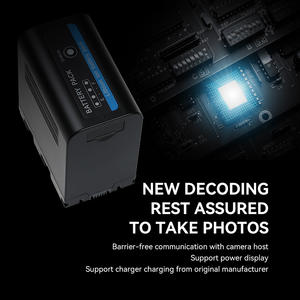 <span class=keywords><strong>JVC</strong></span> SSL-JVC70U GY-HM650 GY-HM600 GY-LS300 GY-HM200 용 FB 7850mAh 리튬 이온 DV 디지털 비디오 카메라 배터리 - Product Image 4