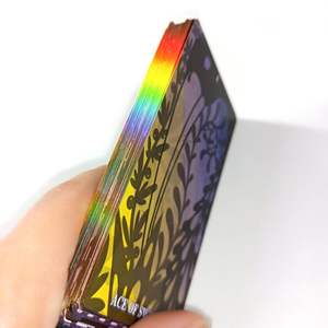 Barajas de naipes de diseño personalizado, bordes holográficos, cartas de <span class=keywords><strong>Tarot</strong></span> - Product Image 1