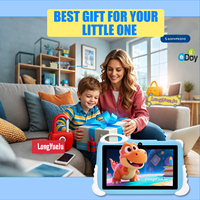 Nouvelle Tablette Enfant 7 Pouces Couleurs Vives Portable HD Quad Core Processeur MTK 2 Go Mémoire 32 Go Stockage Android 12 Éducative Wi-Fi