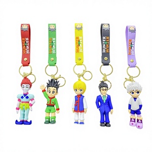 Custom Cartoon <b>Anime</b> PVC Rubber Durable Eco-Friendly <b>Keychain</b> Popular Character Pendant Car Decoration Made by Vietnamese Brand - Product Image 2