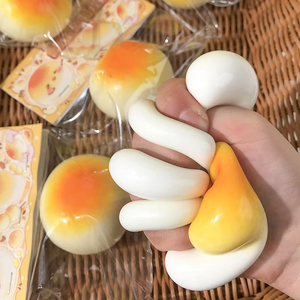 ของเล่นบีบบอลนมถั่วเหลืองแบบใหม่ - ยางนุ่มพิเศษ คืนตัวช้า ไม่เหนียวแน่นมาก ดีไซน์สวยงามสมจริง - Product Image 3