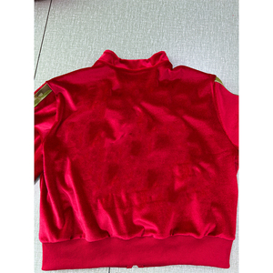 <strong>Womens</strong> Leopard Print 2 Piece Fall Streetwear <strong>Tracksuit</strong> With Stand Collar <strong>Velvet</strong> Jacket and Pants Color Block Outfit Custom logo - Product Image 3