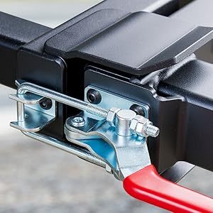 Adaptateur pivotant pour porte-vélos de 2 pouces, 0 ° -180 °   Support de vélo double face pivotant avec bras d'extension 250 LBS pour voitures, camions et VUS - Product Image 4