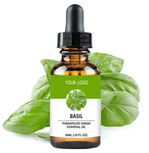 Pure Basil Oil Ocimum Basilium Essential Oil manufacturer at bulk quantity Pure Basil Oil
