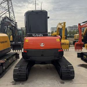 Excavadora de cadenas pequeña Kubota KX163 de 5.6 toneladas, de segunda mano, con pocas horas de uso, cero cola, para construcción interior y paisajismo. - Product Image 2