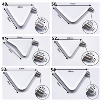 Verrouillage réglable à ressort Push Squeeze en forme de V simple Double boutons pour pôle de retenue randonnée Trekking pôle connecteur