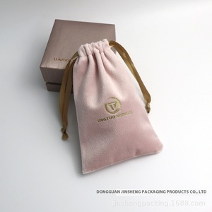 Túi rút nhung nhỏ 7*9 tùy chỉnh, túi đựng đồ trang sức bằng vải flannel 10*12 in logo, túi đựng có thể tái chế dùng để in tem - Product Image 4