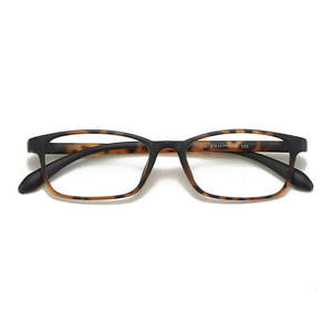 Retro Punk Quadratische TR90 Ultraleichte Geometrische Muster-Brille für Frauen Hochgradige Sehstärke-Gläser Kleines Rahmendesign für Studenten - Product Image 5