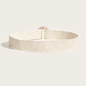 Da <span class=keywords><strong>donna</strong></span> elegante <span class=keywords><strong>cintura</strong></span> in paglia elastica intrecciata ampia spilla <span class=keywords><strong>Beige</strong></span> per fibbia Skinny Raffia elasticizzata <span class=keywords><strong>cintura</strong></span> alla moda cinture in tessuto - Product Image 3
