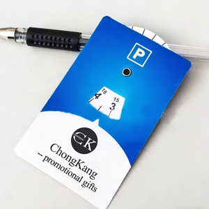 <span class=keywords><strong>Disque</strong></span> <span class=keywords><strong>de</strong></span> <span class=keywords><strong>stationnement</strong></span> numérique pour voiture, personnalisé en usine, imprimé recto-verso, avec horloge et minuteur - Product Image 2