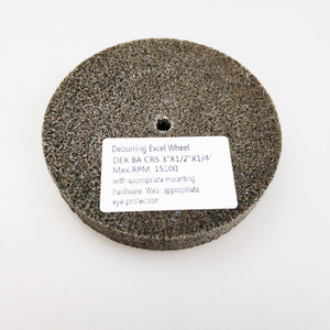 Высокопроизводительное прочное однотонное колесо, нетканое абразивное колесо EXU 8A CRS 3 "X1/2" X1/4" - Product Image 4