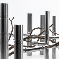 Tournage de précision CNC pour pièces en aluminium destinées aux alvéoles de vérins pneumatiques, offrant une grande sphéricité et une surface interne lisse
