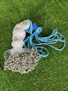 Red de fundición manual de estilo americano de 10mm que <span class=keywords><strong>se</strong></span> <span class=keywords><strong>utiliza</strong></span> <span class=keywords><strong>para</strong></span> pescar <span class=keywords><strong>peces</strong></span>, camarones y cangrejos en los bancos de ríos y lagos - Product Image 2