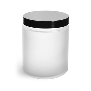 Bocaux en verre dépoli tendance avec couvercles en plastique sécurisés – Vente en gros pour crèmes alimentaires, épices – Rangement élégant pour la cuisine - Product Image 5