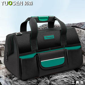 Sac de transport Topson Tool 16,5 pouces, multi-compartiments, en tissu Oxford, pour chantier, résistant à l'eau - Product Image 2