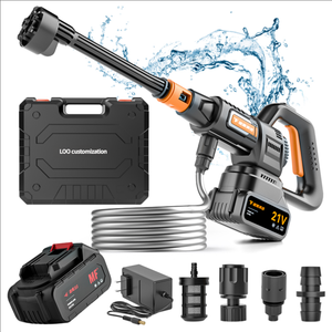 מכונת כביסה בלחץ גבוה ליתיום-ion 180bar מכונת כביסה בלחץ גבוה כפול 2000mah סוללה ביתית להשתמש במים מפציצים - Product Image 6