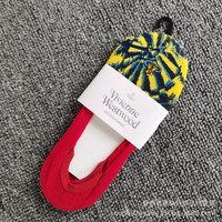 Spot Small Embroidery Shallow Chaussettes invisibles pour femmes en gros