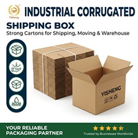 Caja de Envío de Cartón Corrugado Ecológico, Reciclable, Ligero y Resistente, Antipresión, Tamaño Personalizado, Logotipo Personalizado, Color Personalizado para Comercio Electrónico