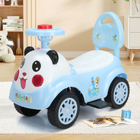 Voiture à bascule pour enfants de 2 à 4 ans et de 5 à 7 ans, design anti-basculement, en plastique, à bascule, unisexe