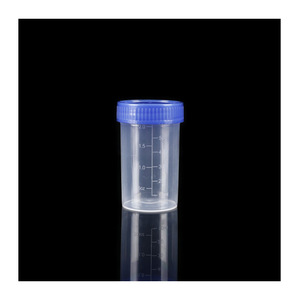 Gobelet d'échantillonnage en plastique Langjian avec bouchon à vis, plusieurs spécifications pour la collecte d'urine, de selles et de crachats - Product Image 4