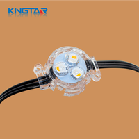 Luces LED de Punto a Todo Color para Exteriores, Impermeables IP67, DC12V, 2 Años de Garantía, Iluminación Navideña para Edificios y Paisajes