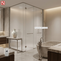 Film intelligent commutable électriquement PDLC pour vitres, film teinté pour la confidentialité, film intelligent pour fenêtres avec télécommande pour hôtel, salle de bain, bureau, cloison