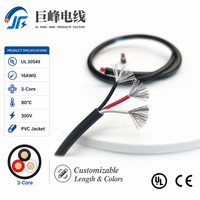 UL20549 16AWG 80 ℃   Câble de chaîne porte-câbles haute flexibilité 300 V, 10 millions de cycles, anti-torsion pour bras robotique, drone et équipement articulé robotique