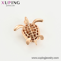 34348 xuping Parures de bijoux pour femmes en or rose de Chine, motif tortue et zircone