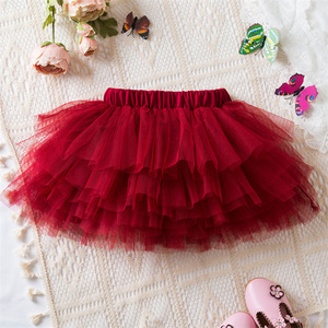 1 pièce de <span class=keywords><strong>jupe</strong></span> en <span class=keywords><strong>tulle</strong></span> pour bébé fille, couleur unie, marque privée, été, bébé, enfant en bas âge, <span class=keywords><strong>jupe</strong></span> à volants - Product Image 4
