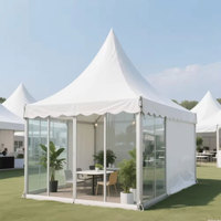 Carpas Impermeables para Bodas, Ferias Comerciales y Exposiciones al Aire Libre - Tamaños Personalizables para Resorts y Jardines (Tela de PVC)