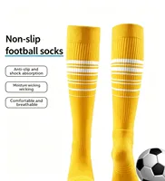 Chaussettes de sport de football respirantes antidérapantes