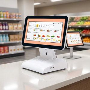 Système de point de vente tactile à écran large de 15 pouces, terminal tout-en-un avec écran client pour les caisses des magasins de détail - Product Image 1