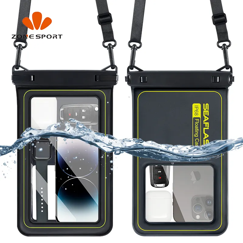 Waterproof Phone Bag New 7.5 Inch Waterproof Phone Pouch Bag Plus IPX8 PVC Water Proof Dry Crossbody Bag For Cellphone