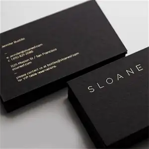 Custom Factory Printing Lenticular Gold Foil Luxury Metal Business Cards With Logo