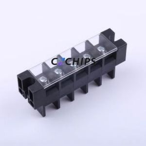 KF57S-21.0-5P Barrier Terminal Block P=21mm Connector ( Barrier Type: With Cover Plate )( Pitch: 21mm )( Construction: 1x5P ) - Product Image 1