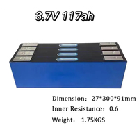 Ncm sel Ion Lithium, dapat diisi ulang Catl 3.7v 114ag 116ah 117ah 120ah baterai NMC 117AH untuk mobil listrik