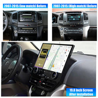 Penhui para Toyota Land Cruiser 200 2007-2021GX-R, 8 + 256GB, sonido HI-Fi, Android 13, reproductor de Radio para coche, pantalla de 16,8 pulgadas, DSP
