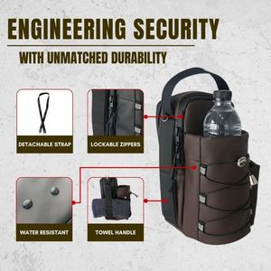 Multi Function Magnetic <b>Water</b> <b>Bottle</b> <b>Holder</b> Bag Waterproof Cross Body Gym Bag Accessories Organizer Sling Bag Pouch Sleeve - Product Image 4