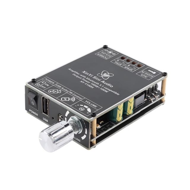 XY-Y100H Stereo Bluetooth audio digital amplifier module HIFI level 100W+100W remote control TPA3116