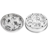Bol de nourrissage lent portable en acier inoxydable Petop Factory, design os, rotatif, anti-étouffement, antidérapant, pour chien