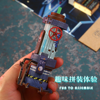 Kit de bricolage en gros pour maison miniature de laboratoire de science-fiction, kit de maisonnette miniature, maison de poupée, puzzle 3D en bois