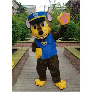 Hengyuan New Design Blue Chase And Mar shall Character PAW Dog Patrol Mascot Costume For Birthday Party